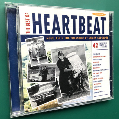 Best Of HEARTBEAT Yorkshire TV Soundtrack 2-CD Buddy Holly Elvis Beach Boys VG+