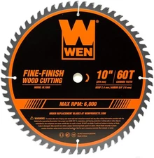 WEN BL1060 10-Inch 60-Tooth Fine-Finish Professional Pack of one, Silver 