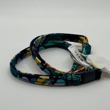 Vera Bradley Happy Blooms Breakaway Lanyard Floral ID Key Holder 12476-V46 NEW