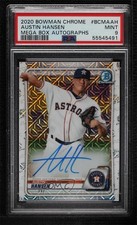 2020 Bowman Chrome Mega Box Mojo Austin Hansen #BCMA-AH PSA 9 MINT Auto 0i76