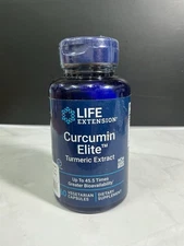Life Extension Curcumin Elite Turmeric Extract - 30 VegCaps Exp 11/25