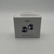 New Shokz OpenDots Air Open-Ear / Clip-On Earbuds Black E210-ST-BK-US