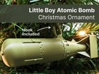 2 Pcs Little Boy Christmas Ornament – Plastic | Toy Bomb-Themed Xmas Tree Decor