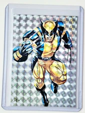 Wolverine Limited Edition Artist Signed "Marvel Comics" Refractor Card 1/1