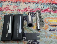 Sony Cardioid Microphone F-98 Vintage Lot of 2 Wired Microphones Tested