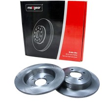 2x MAXGEAR BREMSSCHEIBEN 262mm VOLL HINTEN passend für HYUNDAI ACCENT BAYON I20