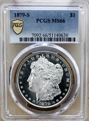 1879 S MORGAN DOLLAR PCGS MS66**LOOKS ULTRA PROOF LIKE! PQ+++ UNREAL GEM  #64721