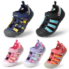 Boys Girls Kids Outdoor Athletic Sandals Summer Hiking Beach Closed Toe Sandals