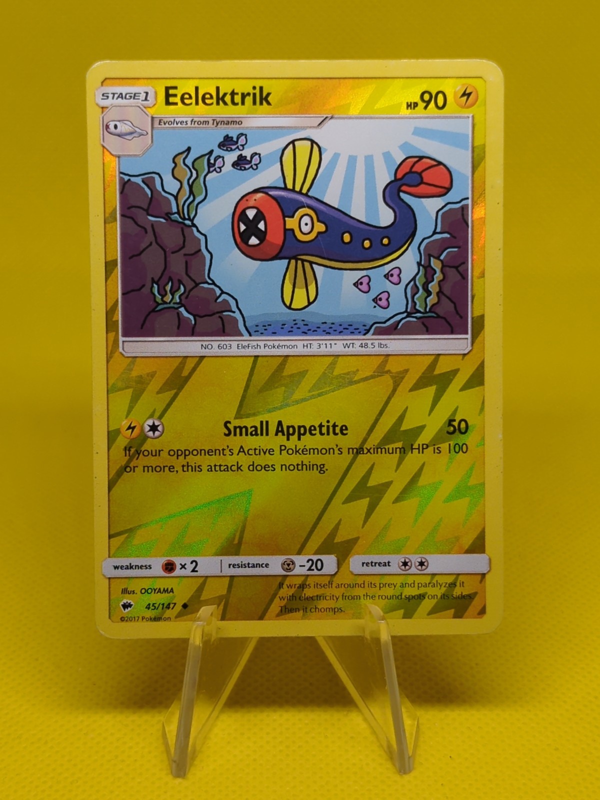 Pokemon - Eelektrik - 45/147 - Uncommon Reverse Holo