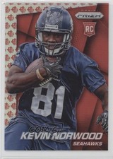 2014 Panini Prizm NFL Shield Logo Prizm 71/75 Kevin Norwood #220 Shield 1d3a