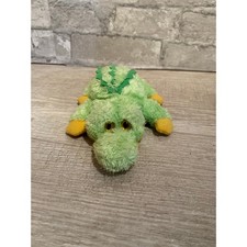 Aurora Small Alligator Plush Stuffed Toy Green Yellow Cute Soft