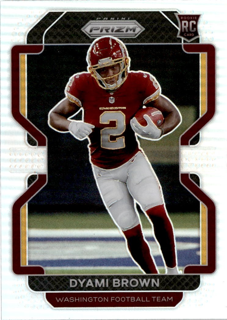 2021 Panini Prizm #V-353 Dyami Brown Rookie Variations Prizm Silver
