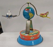 Vintage Wind-Up Airplane Toy. See Ad. Tested. W6 