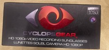 CyclopsGear Video Recording Sunglasses - UV Protect/Polarized lenses - HD 1080p