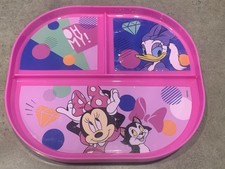 TOMY The First Years Minnie Mouse Childrens Reversible Plates Disney
