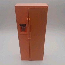 Vintage Barbie 1980s ARCO Pink Kitchen Refrigerator Thailand Flaw