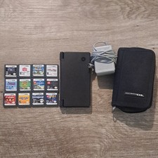 Nintendo DS Console Bundle w/ Wi-Fi, Charger, Case & 12 Games NTSC-U/C
