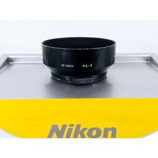 Near MINT Nikon HS-5 Metal Lens Hood for New Nikko 50mm f1.4 From Japan