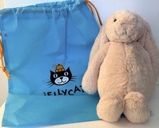 Authentic New Jellycat Bashful Blush Bunny, Medium,Free Dust Bag With Tags