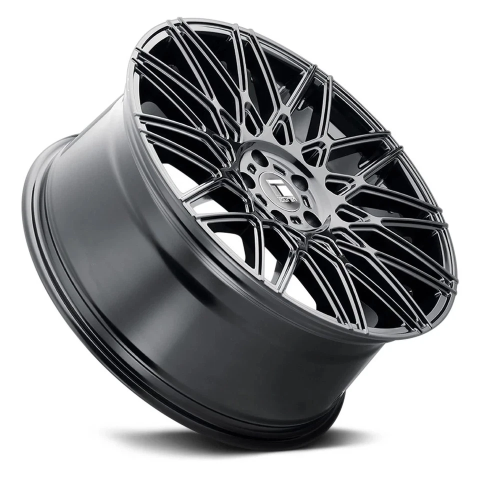 Touren TR78 3278 Wheels 18x8 (40, 5x114.3, 72.6) Black Rims Set of 4 - Imagem 3 de 4