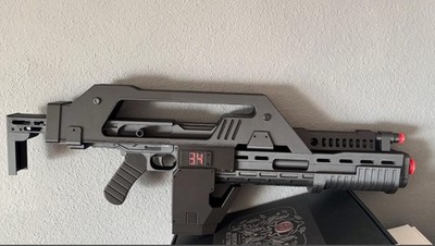 Alien Ellen Ripley Figur mit Pulse Rifle, Romulus, Prey, Predator M41A