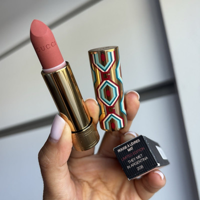 Gucci Rouge à Lèvres Mat 208 Limited Edition Matte Stick Lipstick Pink Shade
