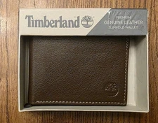Timberland Blix Slimfold Men's Leather Wallet - Brown