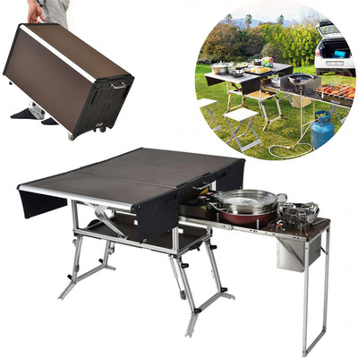 Faltbare Campingküche Tragbar Falttisch Campingküche Camping Kitchen Table