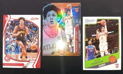 2021-22 Panini Illusions Jalen Johnson RC, Absolute RC, & Classics Atlanta Hawks