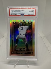 2023 Panini Three & Two Sluggers Holo Gold Alex Rodriquez 10 /25 PSA 10 Yankees