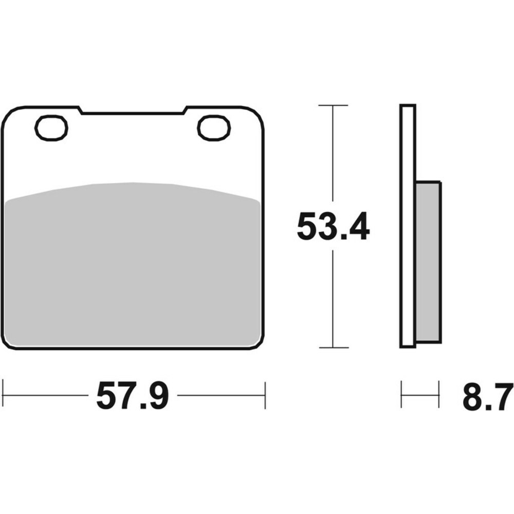 Brake Pads for SUZUKI VL 1500 INTRUDER LC 1998-2001 Rear Sinter Street Brembo - Image 6