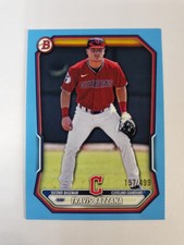 2026 Bowman Baseball Travis Bazzana Light Blue /499 Guardians