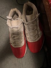 Jordan Air Jordan 11 Low Top Red/White Patent...
