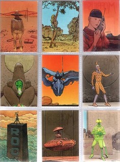 lot de 10 cartes 1993 Comic Images Moebius