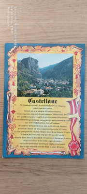 Postkarte Castellane Alpes de Haute Provence ungel_