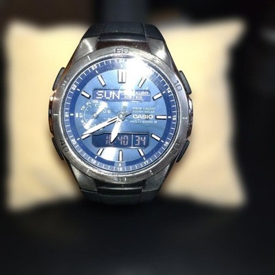 CASIO Wave Ceptor WVA-M650 Tough Solar Radio-Controlled Analog From Japan