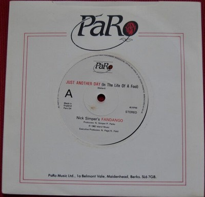 Nick Simper's Fandango - Just Another Day (In The Life Of A Fool)