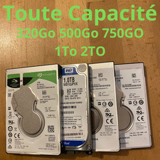 Disque Dur HDD pour PC Portable 2,5" Toute Capacité 320Go 500Go 750Go 1To 2To