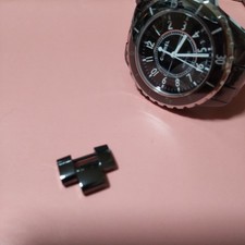 Authentisches CHANEL J12 schwarzes Keramikarmband, schwarz, 17 mm Breite,...