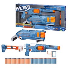 Nerf Elite 2.0 Double Defense Pack 2 Blaster + 40 Dardi NERF - X60858 GIODICART