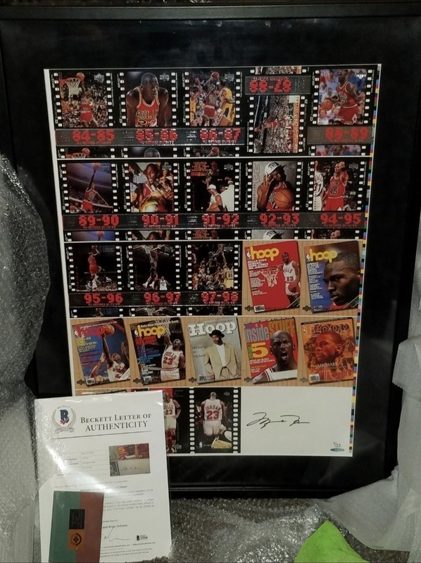 Michael Jordan Autographed Box Set LE 7/23 upper deck authenticated signed UDA 