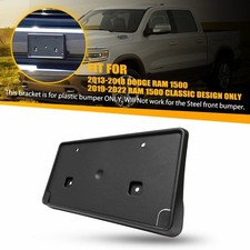 Front License Plate Tag Holder Mounting Bracket For 2013-2018 Dodge Ram 1500