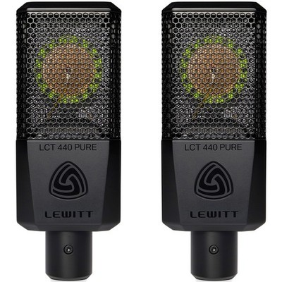 Lewitt LCT 440 PURE Large Diaphragm Condenser Microphone - Stereo Pair
