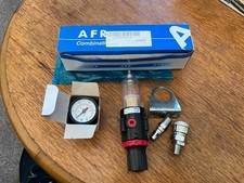 AIR PRESSURE FILTER REGULATOR GAUGE WATER TRAP MOISTURE DUST COMPRESSOR MINI NEW