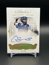 2018 Panini Flawless Gary Sanchez #FS-GY On Card Auto #7/10 Gold ~ NY Yankees