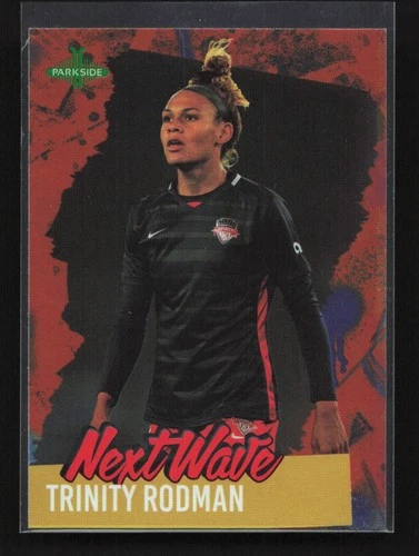 2021 Parkside NWSL Next Wave Red /2000 Trinity Rodman RC #NW19 Washington Spirit