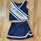 Seattle Seahawks NFL Toddler Girls 2-Piece Cheerleader Outfit Costume Size 2T