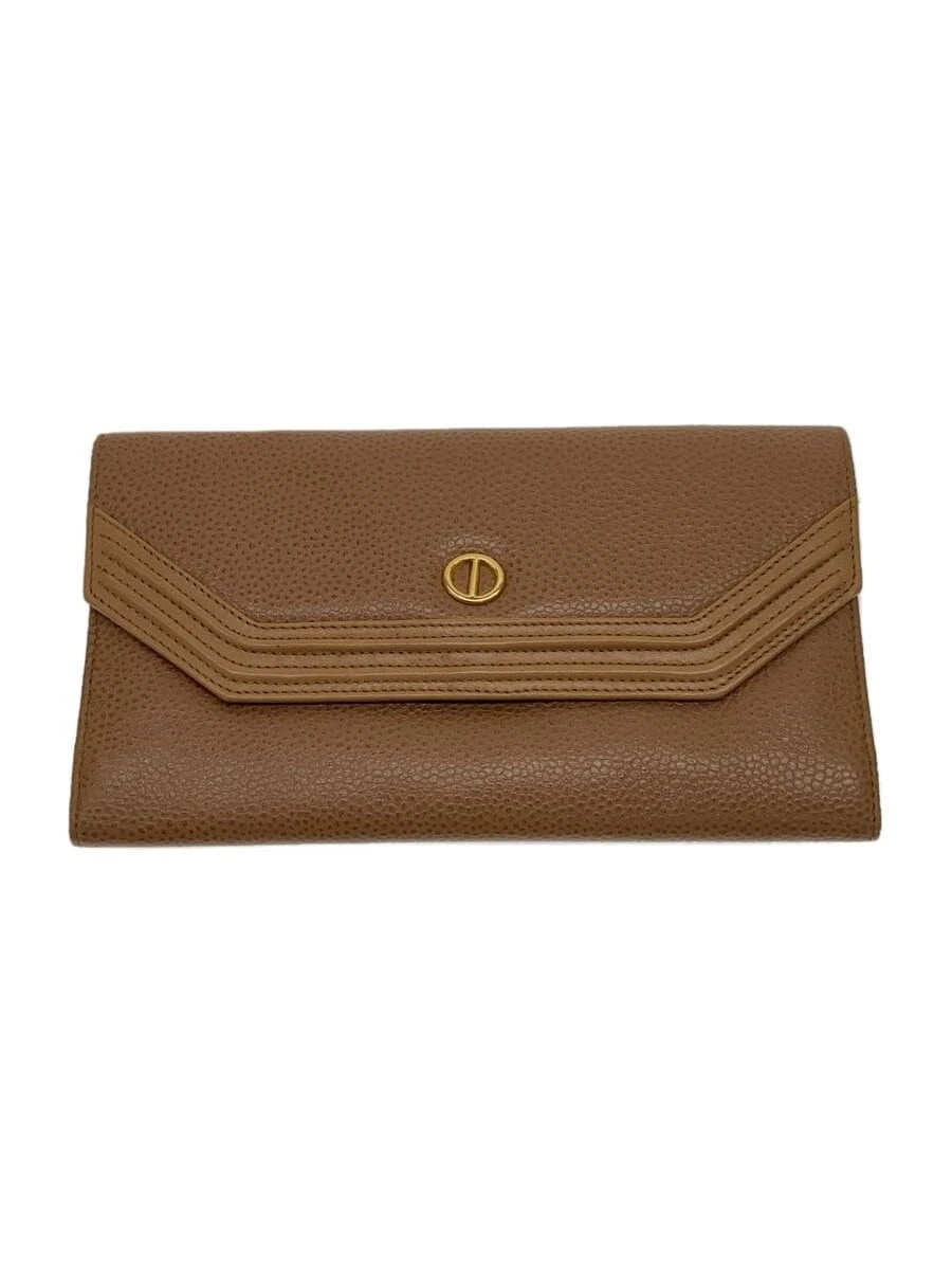 Portefeuille long Christian Dior cuir CML uni femme