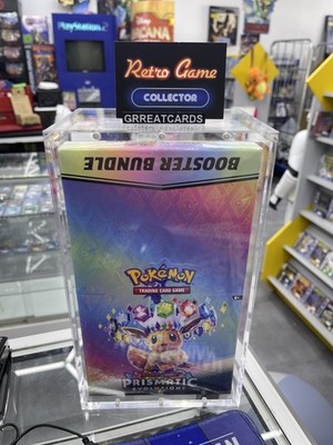 Pokemon TCG : Prismatic Evolutions Booster Bundle Display incl acryl