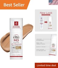 Mineral-Based Tinted Sunscreen SPF 40 - Lightweight Skin Treatment  Protection